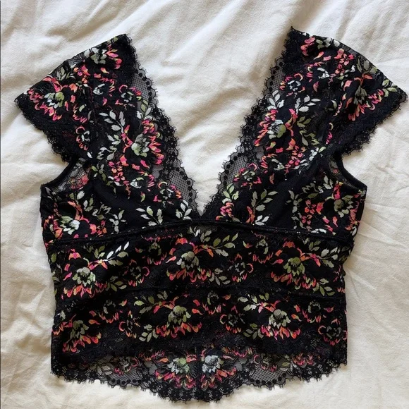 Garden Party Lace Tee Free People - Picture 2 of 5